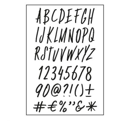 Paperfuel Clear Stamps - Alphabet Funky